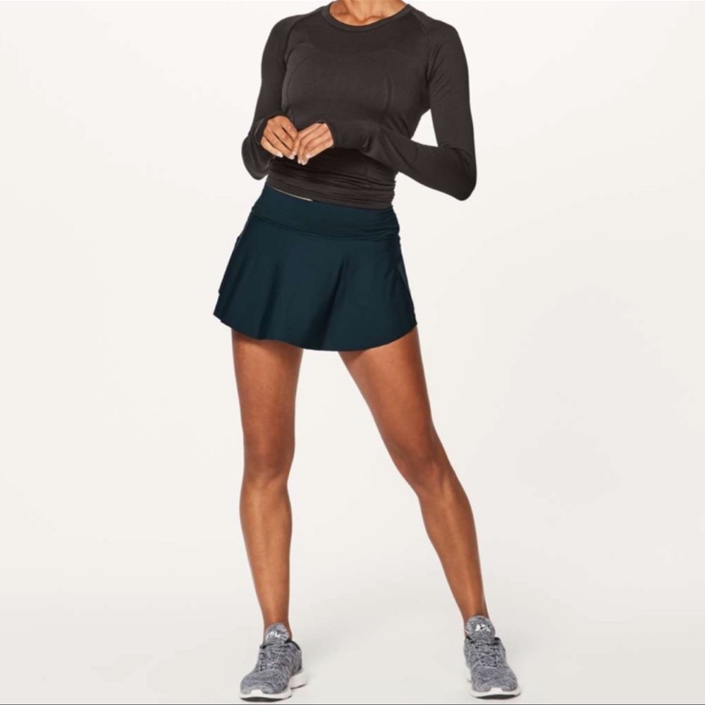 Rare Lululemon Quick Pace Skirt in Submarine